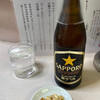 大衆中華 宝来 - 料理写真:ビール(中びん)＋お通し