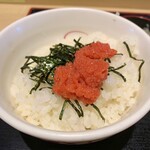 いろり庵きらく - ミニ明太子ご飯