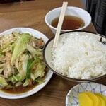 天津 - 友人の頼んだ肉野菜炒め