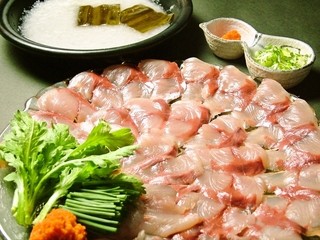 Tsuchikatsu - 「ぶりしゃぶ」大人気！冬ならではの食材、ブリを豪快にしゃぶしゃぶ！コースあります。