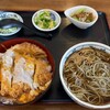天池 - 料理写真:カツ丼セット 温かいそば ¥1,200