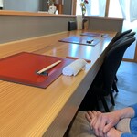 木晴 - 店内　カウンター