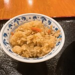 熟成うどん なかや - かやくごはん