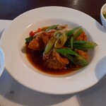 チャイニーズレストラン カレン - 若鶏の唐揚げ北京風チリソース