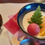 チャイニーズレストラン カレン - 杏仁豆腐のココナッツクリーム