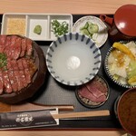 Kominka Yakiniku Kotori - 銘柄牛ひつまぶし(京都 平井牛)(ご飯大盛り) 2900円