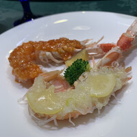 翠林 - 手長海老二種なソース　チリソースとレモン風味上湯ソース