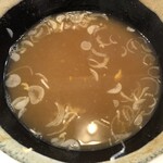 つけソバ いしい - スープ割り(スッキリスープ)