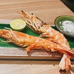 炉端きりゅう - 赤エビ焼き