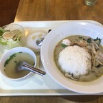 クルンテープ - 海老グリーンカレーセット