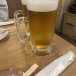 小太郎 - 生ビールで乾杯なり♪