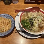 Champonte Isou Honke - ちゃんぽん(野菜中)880+半炒飯350