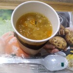 フレッシュネスバーガー 日野店 - 　ベジタブルスープ