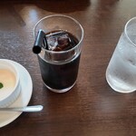中国料理 天龍 - アイスコーヒー 杏仁豆腐
