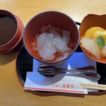 Kyoukaiseki Minokichi - 葛切りと柿とりんごの千年一ジュレ