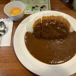 カレーショップMASARA - 生卵トッピング（➕50円）