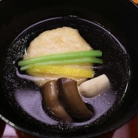 味 ふくしま - 雲子しんじょと大黒しめじのお吸い物