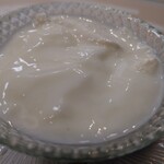 蘭州 - デザートの杏仁豆腐