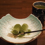 新宿 うなぎ菊川 - 抹茶アイス