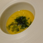 ラ・フェット ひらまつ - 前菜３　白うにのフラン　だったかな...