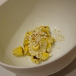 ラ・フェット ひらまつ - 前菜２　コーンをいろんな形で...