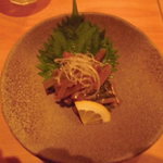 る主水 神戸三宮2号店 - わさびの茎の醤油煮　裏メニューのため値段不明