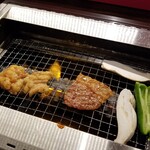 焼肉の和民 - 焼き焼き。