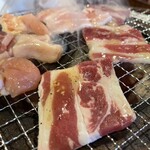 Genki Shichirin Yakiniku Gyuushige - 先付け料理