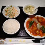 中国料理 天天 - 酢豚定食