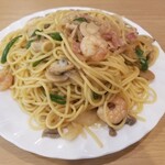 カフェレスト63 - 和風シーフードスパ中盛（税込1,100+50円）