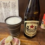 東京味噌らーめん 鶉 - 料理写真:ほぼイッキ飲みでした笑
