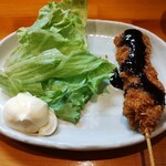 居酒屋ぽち - 串揚げ(もも)(¥200)
