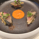 レストラン リューズ - 金華鯖、茄子