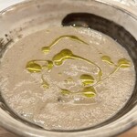 大人の食活 まツ山 - ポツチーニ茸のスープ