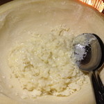 クッチーナ笑多 - トリュフ風味のパルミジャーノリゾット　パルミジャーノの器で（１，６８０円）２０１３年１１月