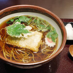 寿々喜 - 磯の香揚げ餅そば(1050円)