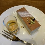 珈琲舎 表参道 - ゴルゴンゾーラのチーズケーキ