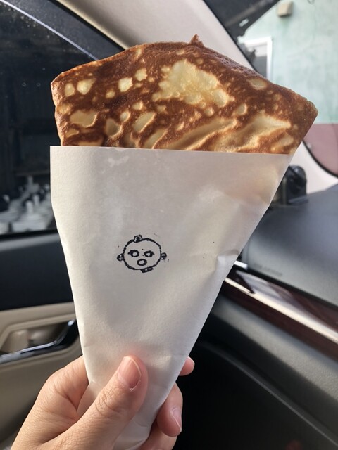 函館名物めだ福本店めだか屋さんのクレープ - 桔梗（クレープ・ガレット）の写真