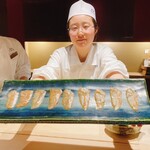 Uchi yama - 真鯛のお鮨用の身