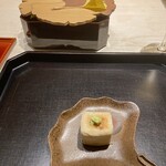 銀座うち山 - 焼き胡麻豆腐