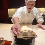 銀座うち山 - じゃーん！スペシャリテの焼き胡麻豆腐〜