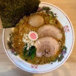 中村麺三郎商店 - 限定: 背脂煮干し味噌中華そば