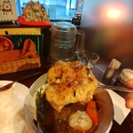 札幌スープカリー アナンダ - チキンがでかいΣ(ﾟωﾟ)タンパク質補給