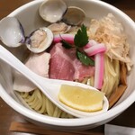 むぎとオリーブ - ・「つけSOBA(¥1100)」の麺皿アップ。
