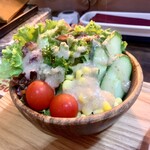キッチン あずま - ︎⭐︎  グリーンサラダ　　　　　　　　  税込  ２５０ 円
