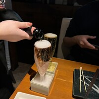 炭火焼イタリアン 海串 ブラーチェ - こぼれスパークリング 炭火焼イタリアン 海串 ブラーチェ - こぼれスパークリング