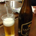 しばらく - 瓶ビール ¥580