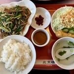 中国料理・北京楼 - レバニラ定食1,200円