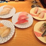 南房総 やまと寿司 - 活貝3貫　地魚3貫　まぐろ3貫　鮮魚3貫　青魚3貫