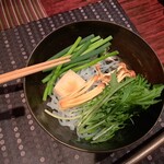 瀬里奈 - しゃぶしゃぶの残りのお野菜です。